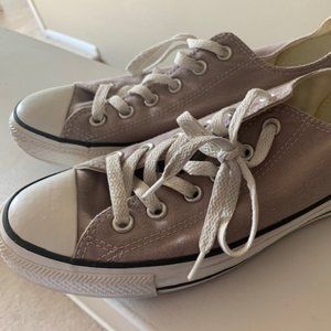 Light gray Converse sneakers